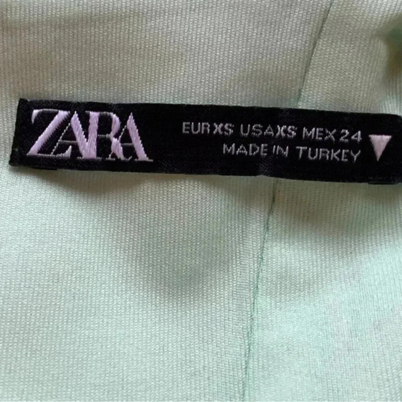 ZARA Bloggers Fav Printed Corset Crop Top - Picture 6 of 7